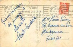 CPA Marseille Barques dans le Port et le Quai des Belges Bateaux