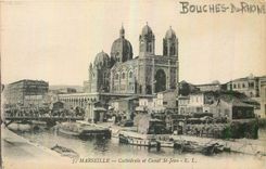 CPA Marseille Cathedrale et Canal St Jean 