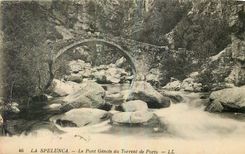 CPA La Spelunca Le Pont Genois du Torrent de Porto 