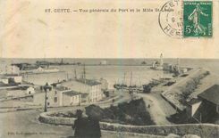 CPA Cette Vue generale du Port et le Mole St Louis 