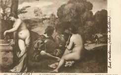 CPA Il Giorgione Musee du Louvre Paris 