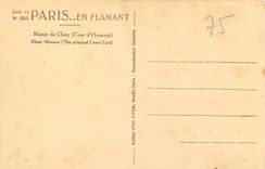 CPA Paris en Flanant Musee de Cluny Cour d'Honneur 