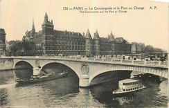 CPA Paris la Conciergerie et le Pont au Change 