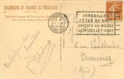 CPA Splendeurs et Charmes de Versailles Table de la Signature du Traite de Paix 