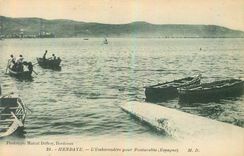 CPA Hendaye l'Embarcadere pour Fontarabie Esyagne 