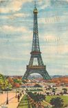 CPA Paris en flanant La tour Eiffel 