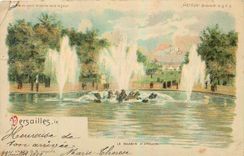 CPA Le Bassin d'Apollon 