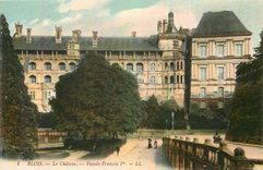 CPA Blois Le Chateau Facade Francois I 