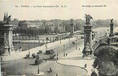 CPA Paris Le Pont Alexandre III 