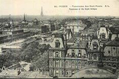 CPA Paris Panorama des Huit Ponts 