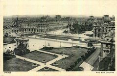 CPA Paris Vue sur Louvre 