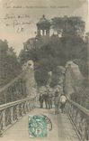 CPA Paris Buttes Chaumont Pont suspendu 