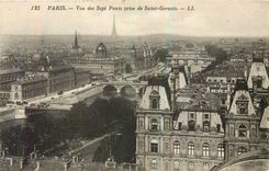 CPA Paris Vue des Sept Ponts pris de Saint Gervais 