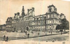 CPA Paris l'Hotel de Ville 