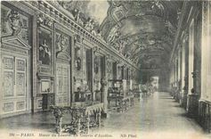 CPA Paris Musee du Louvre la galerie d'Apollon 