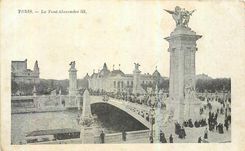 CPA Paris Le Pon Alexandre III 