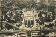 CPA Paris et ses Merveilles Panorama sur le Palais de Chaillot Vue prise de la Tour Eiffel 