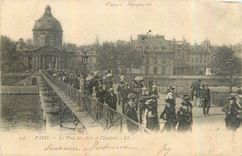 CPA Paris Le Pont des Arts et l'Institut 