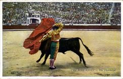 CPA Bullfight of Toros a farol (bull bullfight)