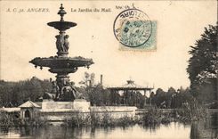 Angers CPA the garden of the Mall