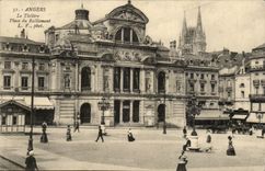 Angers CPA Places Rallying the theater