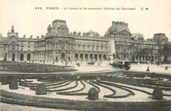 CPA Paris le Louvre et les Nouveaux Jardins du Carrousel 