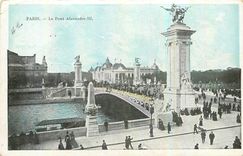 CPA Paris le Pont Alexandre III 