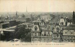 CPA Paris Panorama des Huits Ponts 