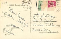 CPA Reims Eglise St Andre 