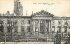 CPA Ruines de Reims Palais de Justice 
