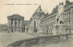 CPA Versailles le palais et la Chapelle 