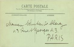 CPA Reims La Cathedrale Vue interieure du Portail central 