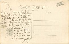 CPA La Guerre dans le Nord Une Marmite eclate au fond de Sains 