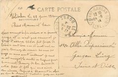 CPA Frontiere Franco-Suisse Le Col des Roches 