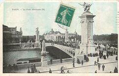 CPA Paris Le Pont Alexandre III 
