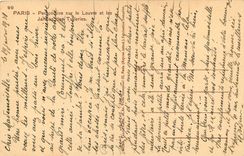 CPA Paris Perspective sur le Louvre et les Jardins des Tuileries