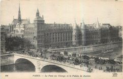 CPA Paris Le Pont au Change et le Palais de Justice 