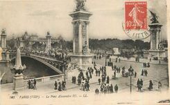 CPA Paris Le Pont Alexandre III 