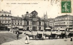 Angers CPA Places rallying the theater