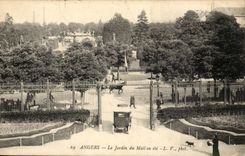 Angers CPA the garden of the Mall in summer