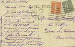 Angers CPA View of the garden of the Mall