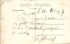 Angers CPA Entering of the castle (nice shot soldiers)