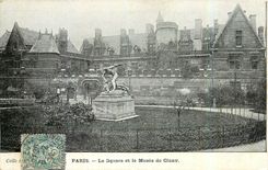 CPA Paris le Square et le Musee de Cluny 