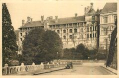 CPA Chateaux de la Loire Chateau de Blois Loir et Cher Facade Francois I 