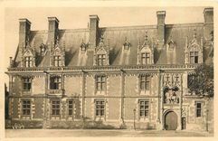 CPA Chateux de la Loire Chateau de Blois Loir et Cher Facade Louis XII 
