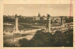 CPA Paris Le Pont Alexandre III 