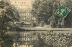 CPA La Champagne Epernay Chateau Perrier 
