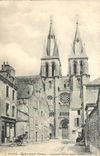 CPA Blois Eglise Saint Nicolas Ancienne Eglise Saint Lomer 