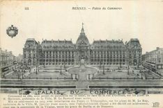 CPA Rennes Palais du Commerce 