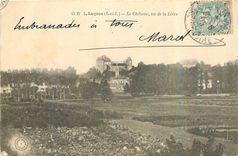 CPA Luynes I et L Le Chateau vu de la Loire 